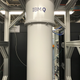 A dilution refrigerator housing a quantum computer